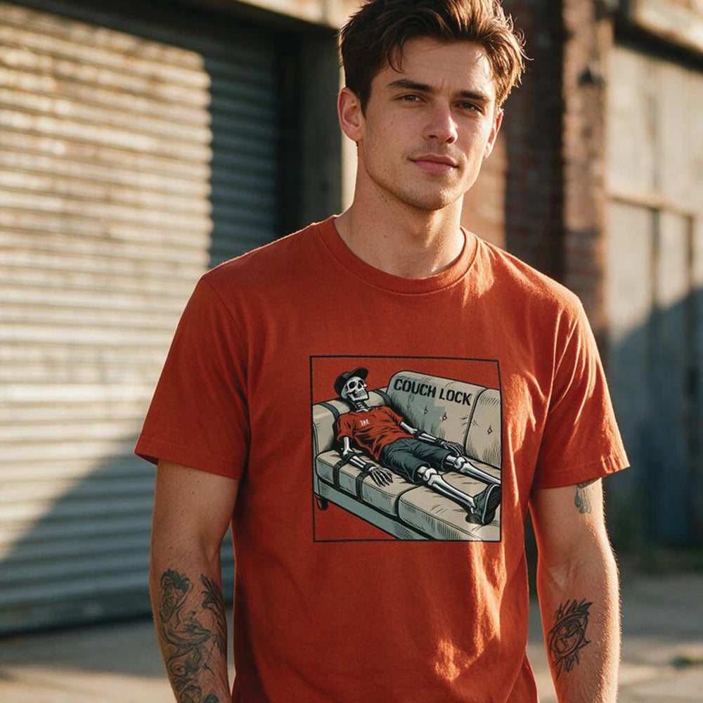 Couch Lock Mens T-shirt