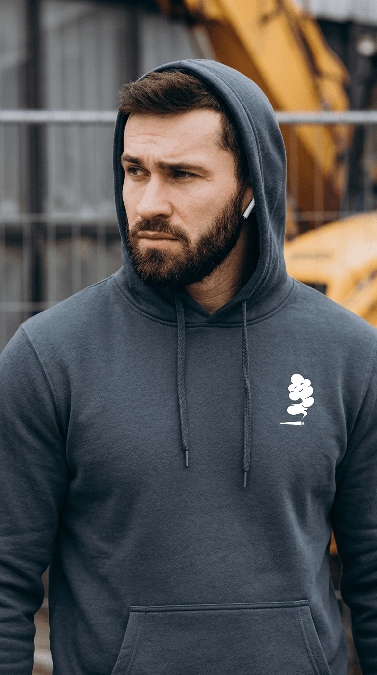 Petrol Blue Jolly J Hoodie