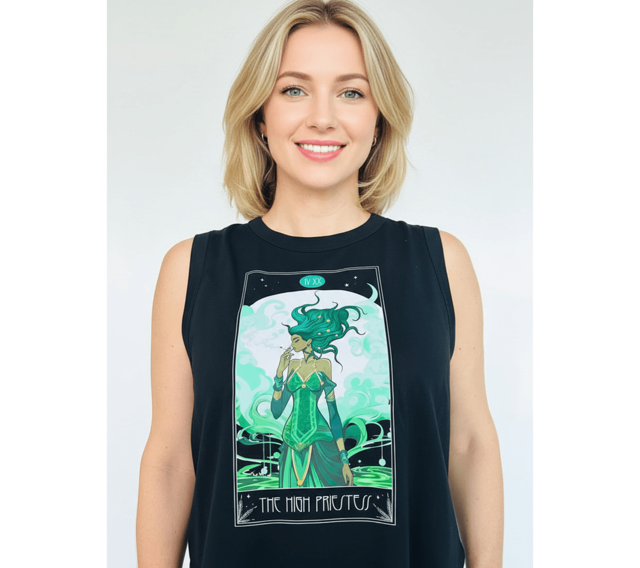 High Priestess Womens Crop Tank
