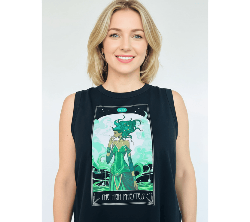 High Priestess Womens Crop Tank