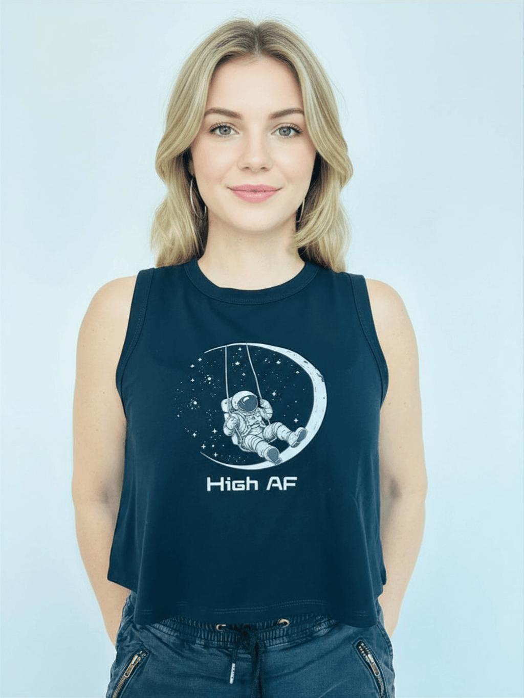 High AF Women's Crop Tank