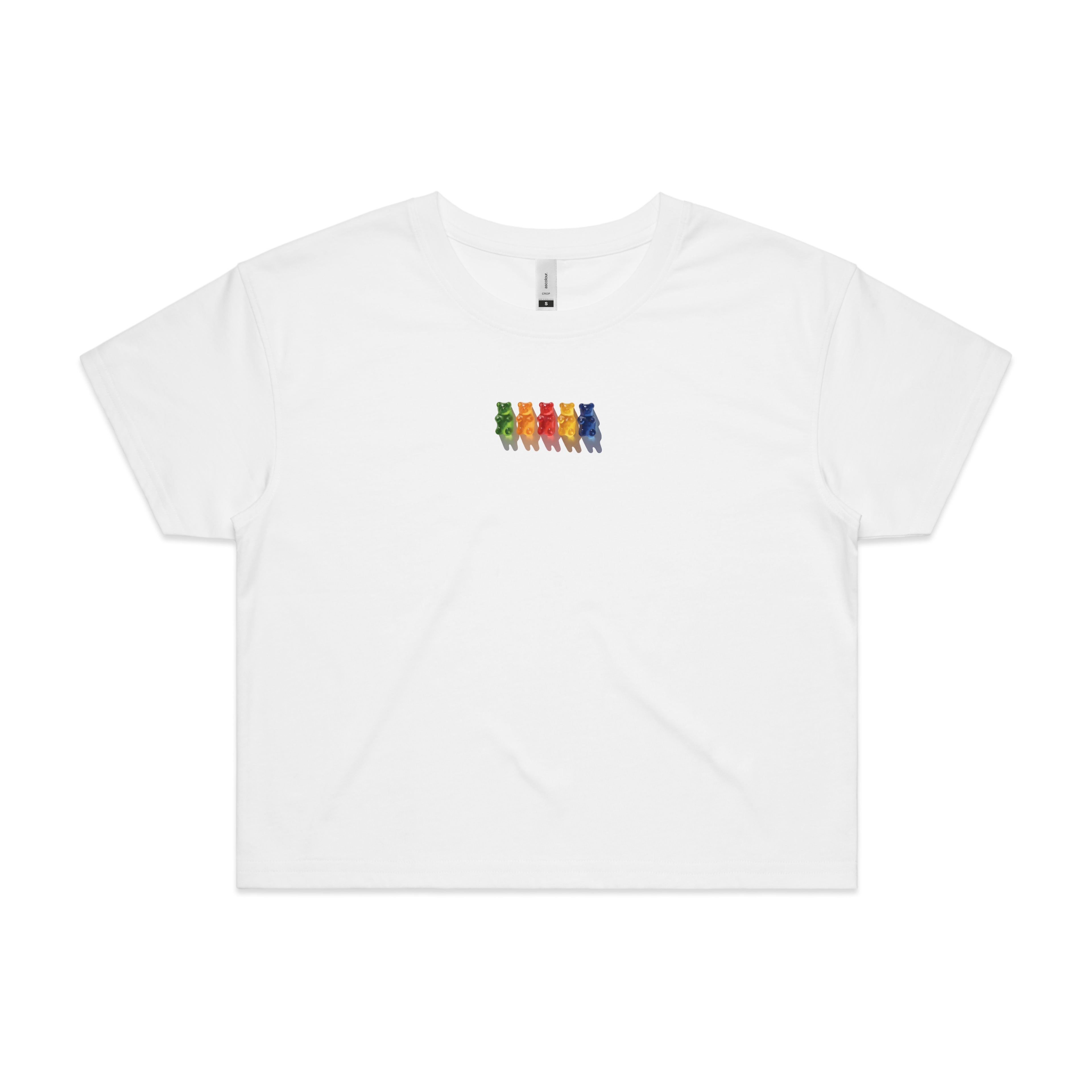 Gummy Bear Womens Crop Tee