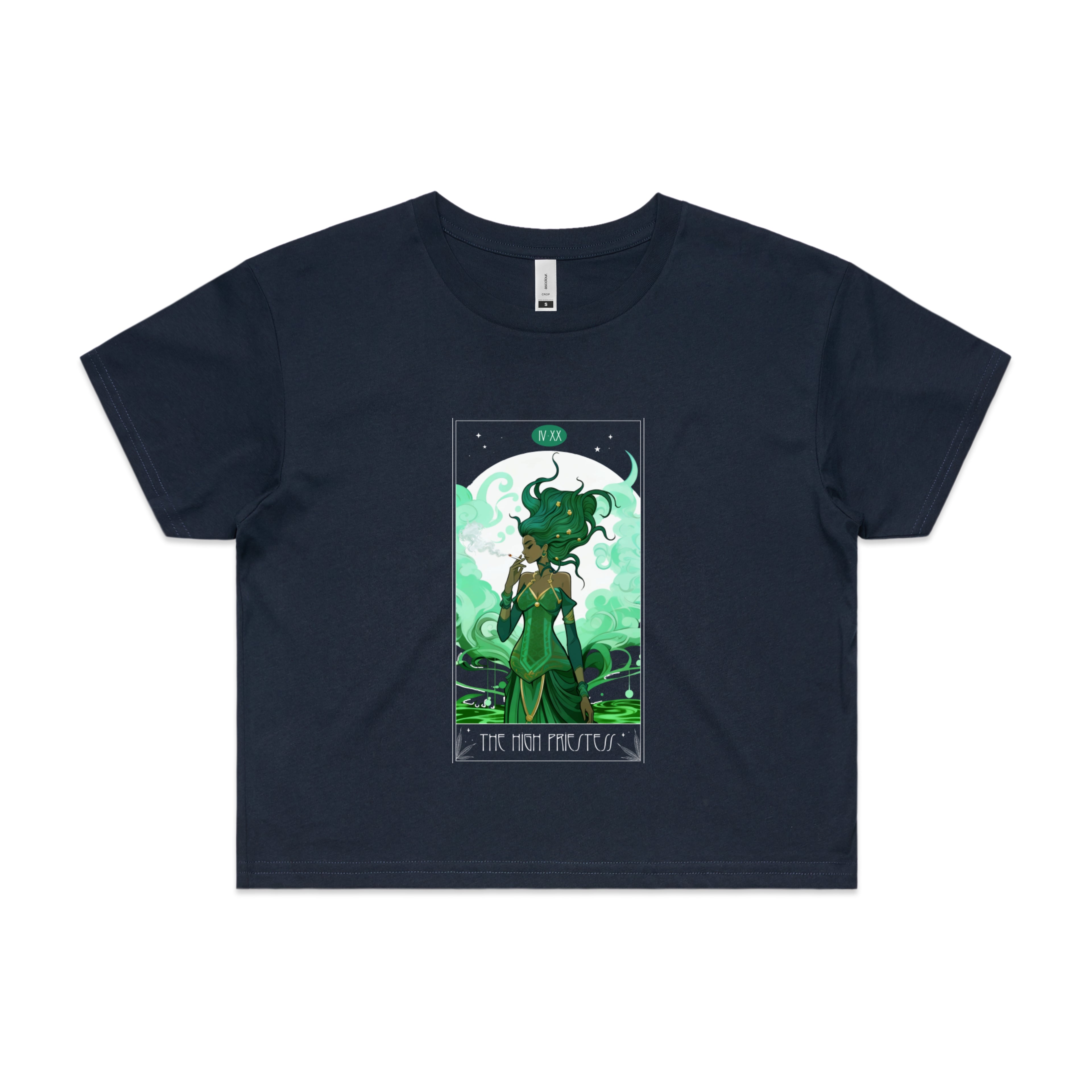 High Priestess Womens Crop Tee