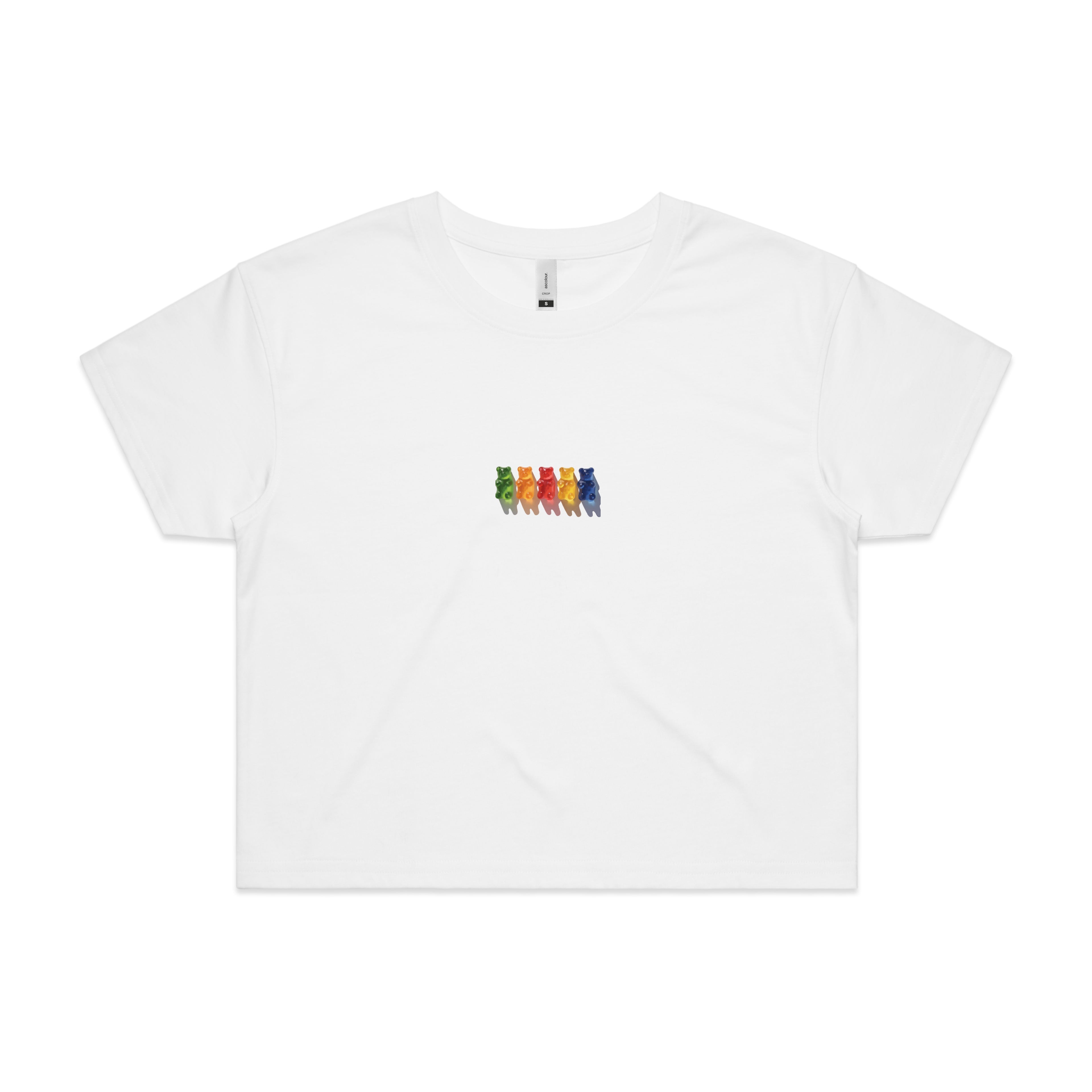 Gummy Bear Womens Crop Tee