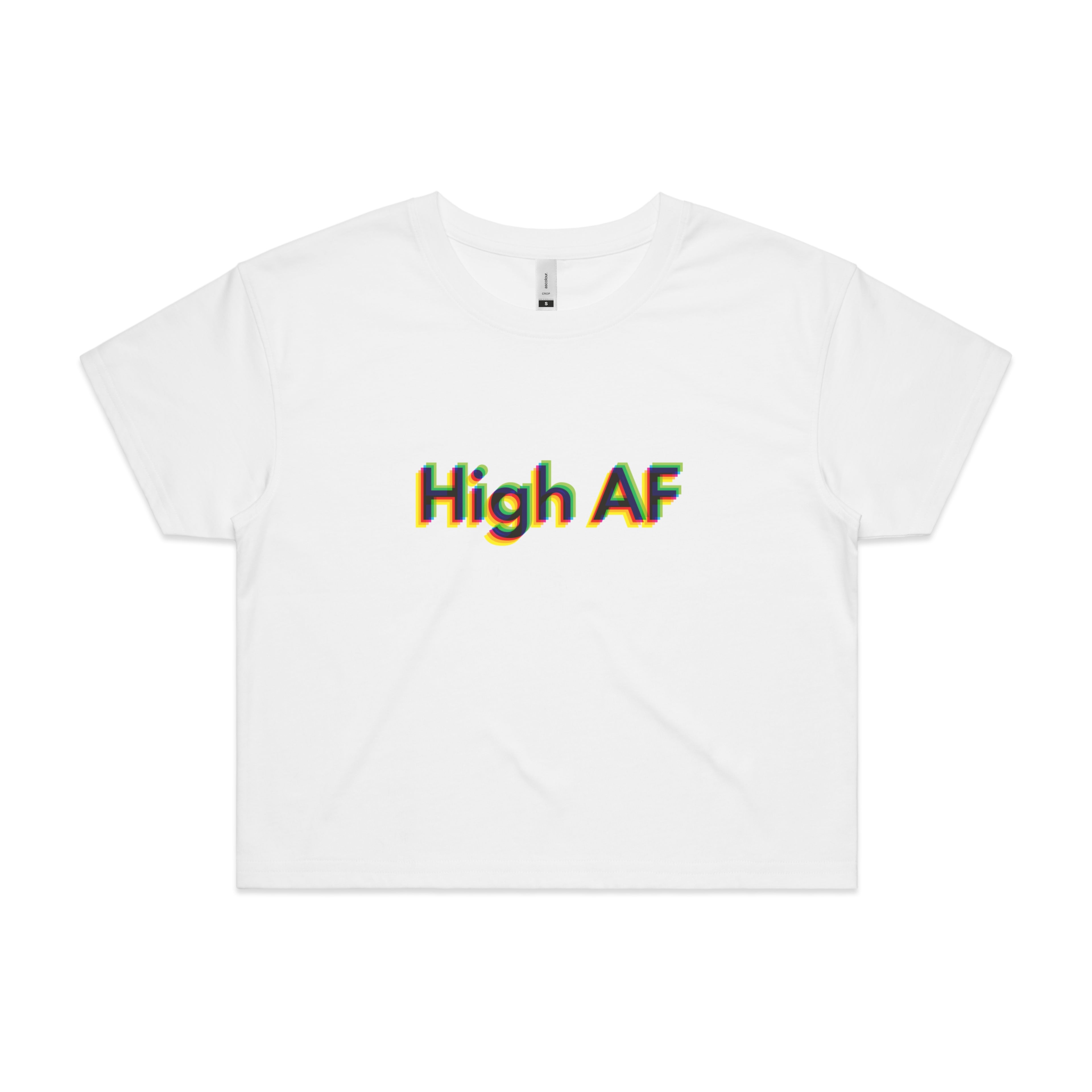 High AF Womens Crop T-shirt