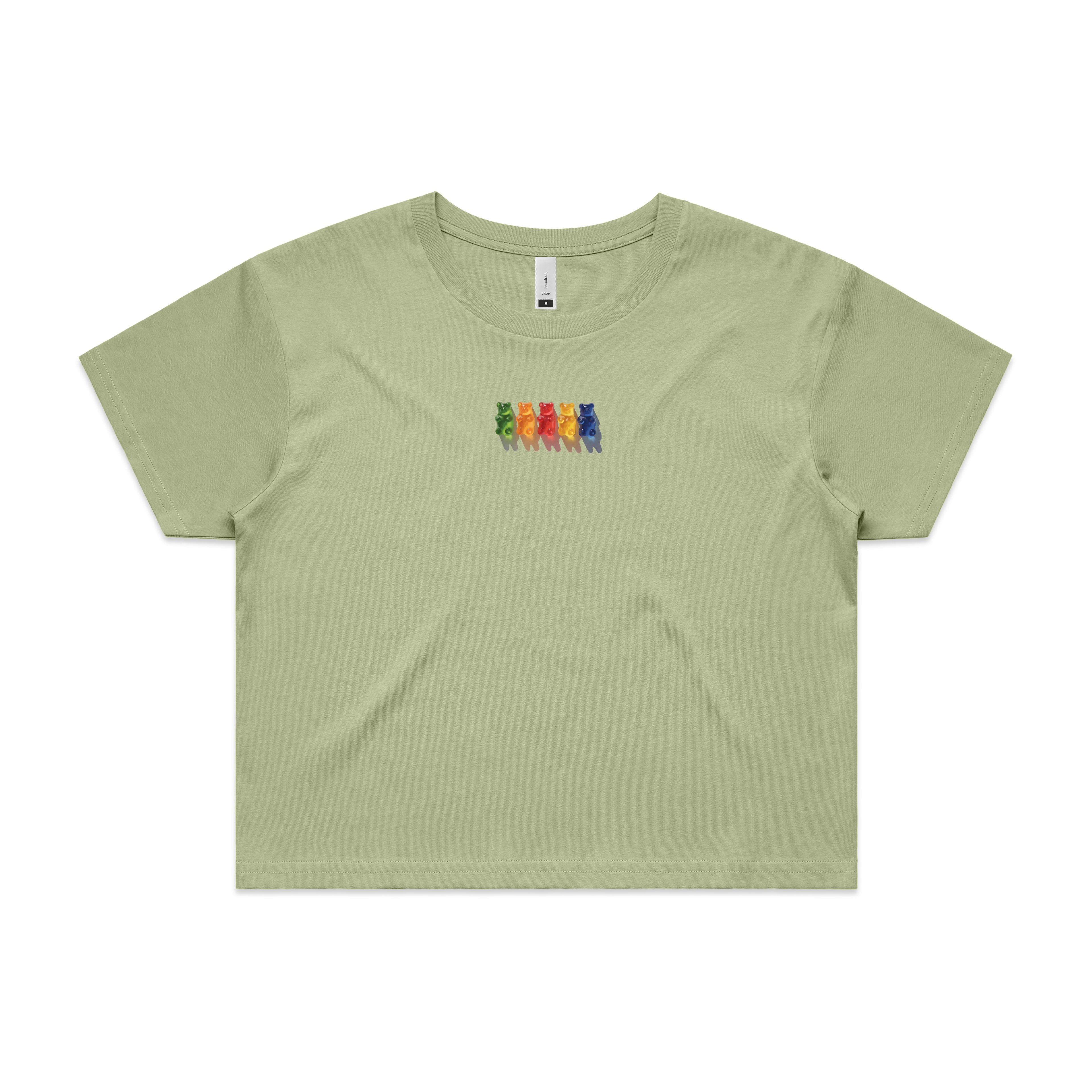 Gummy Bear Womens Crop Tee