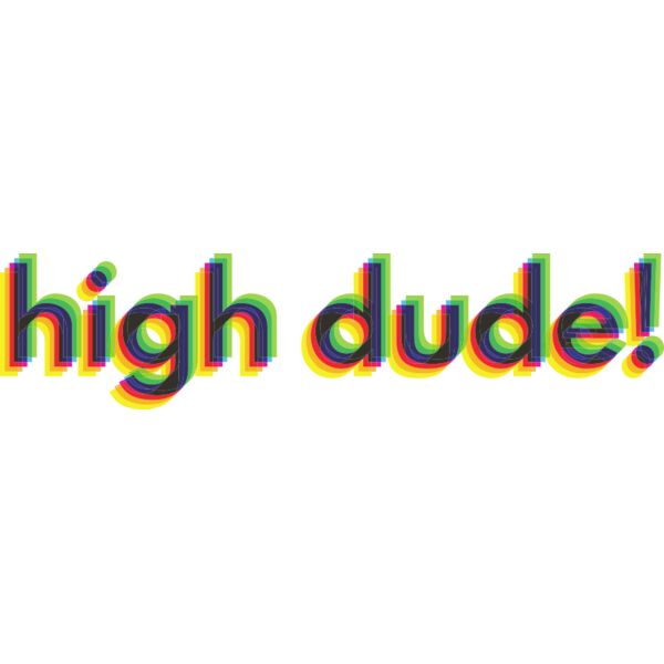 High dude one line Thumbnail