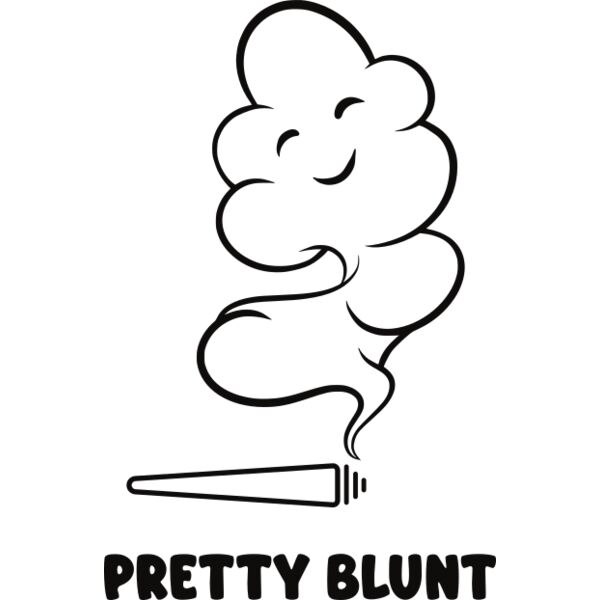 Happy smoke dude blunt white Thumbnail